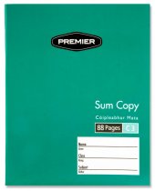 PREMIER PKT.5 88pg C3 SUM COPY BOOKS - BOLD SERIES 3 ASST.