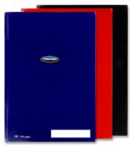 PREMIER PKT.3 A4 160pg ASST. HARDCOVER NOTEBOOKS - BOLD