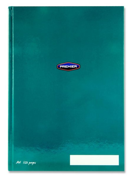 PREMIER PKT.3 A4 160pg HARDCOVER NOTEBOOKS - BOLD