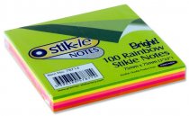 STIK-IE NOTES 75x75mm - 5 COL RAINBOW