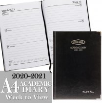 * PREMIER A4 ACADEMIC DIARY WEEK TO VIEW 2020-2021