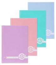 PREMTO PASTEL A6 160pg HARDCOVER NOTEBOOK 4 ASST.