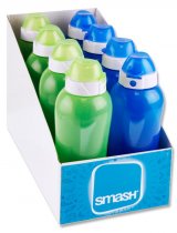 SMASH 330ml KIDS STEALTH BOTTLE BLUE & GREEN CDU