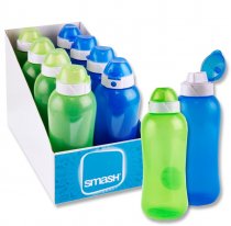 SMASH 330ml KIDS STEALTH BOTTLE BLUE & GREEN CDU