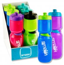 SMASH 750ml HYDROFUEL SPORTS POP TOP BOTTLE 3 ASST. CDU