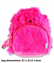 SMASH JUNIOR PLUSH BACKPACK - PINK CAT