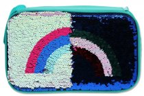 SMASH REVERSIBLE SEQUIN INSULATED LUNCH BAG - RAINBOW