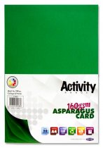 PREMIER ACTIVITY A4 160gsm CARD 50 SHEETS - ASPARAGUS