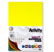 PREMIER ACTIVITY A4 160gsm CARD 500 SHEETS - RAINBOW
