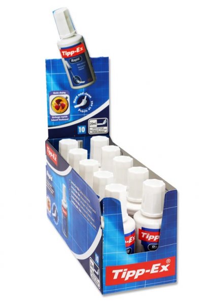 * TIPPEX 20ml BOTTLE RAPID FLUID - SPONGE BULK