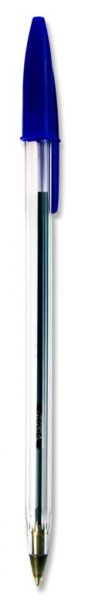 * BIC BOX 50 CRISTAL ORIGINAL BALLPOINT PENS - BLUE