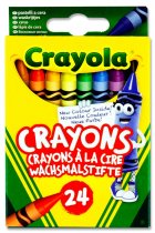CRAYOLA BOX 24 CRAYONS