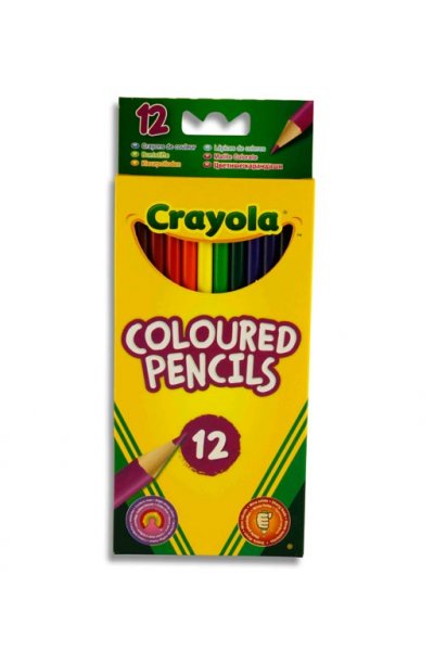 CRAYOLA PKT.12 COLOURED PENCILS