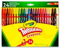 CRAYOLA PKT.24 TWISTABLES CRAYONS