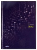 STUDENT SOLUTIONS PKT.3 A4 160pg HARDCOVER NOTEBOOK - URBAN 3 ASST.