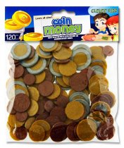 CLEVER KIDZ PKT.120 COIN EURO MONEY SET