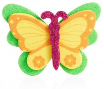 EMOTIONERY 3D FLUTTERBIES FOAM STICKERS - BUTTERFLIES & FLOWERS