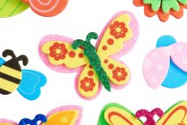 EMOTIONERY 3D FLUTTERBIES FOAM STICKERS - BUTTERFLIES & FLOWERS