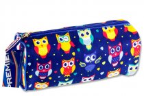 PREMIER ROUND PENCIL POUCH - OWL 2 ASST
