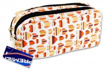 PREMIER TWIN ZIP PENCIL CASE - HEART 3 ASST