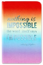 I LOVE STATIONERY A6 192pg JOURNAL - RAINBOW QUOTES 3 ASST.