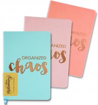 I LOVE STATIONERY A5 192pg JOURNAL - ORGANISED CHAOS 3 ASST.