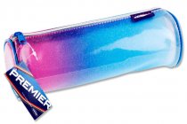 PREMIER ROUND PENCIL CASE - GLITTER PASTEL 3 ASST