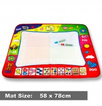 WOC 58x78cm WATER DOODLE MAT & 2 WATER MARKERS