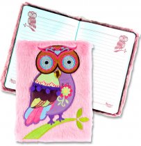 EMOTIONERY A5 128pg PLUSH NOTEBOOK - OWL