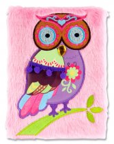 EMOTIONERY A5 128pg PLUSH NOTEBOOK - OWL