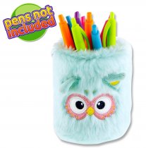 On SALE -EMOTIONERY PLUSH PEN HOLDER - OWL