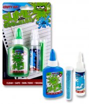 CRAFTY BITZ 60ml SLIME GOO OR GLUE SET 3 colour choices