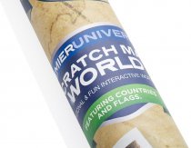 PREMIER UNIVERSAL SCRATCH WORLD MAP 82.5cmx59.4cm