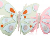 CRAFTY BITZ PKT.4 CREATE YOUR OWN PAPER CRAFT FRIENDS - BUTTERFLIES
