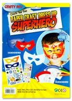 CRAFTY BITZ CREATE YOUR OWN PAPER CRAFT DRESS UP - SUPERHERO