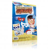 CRAFTY BITZ CREATE YOUR OWN PAPER CRAFT DRESS UP - SUPERHERO
