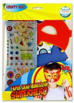 CRAFTY BITZ CREATE YOUR OWN PAPER CRAFT DRESS UP - SUPERHERO
