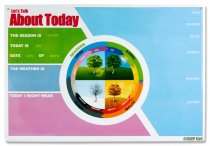 CLEVER KIDZ MAGNETIC CALENDAR BOARD 420x288mm