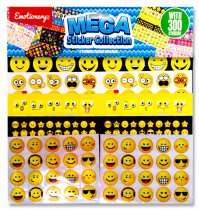 EMOTIONERY PKT.300 MEGA STICKER COLLECTION 5 ASST.