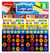 EMOTIONERY PKT.300 MEGA STICKER COLLECTION 5 ASST.