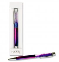 I LOVE STATIONERY GLITTER RETRACTABLE BALLPOINT PEN 8 ASST.