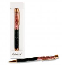 I LOVE STATIONERY GLITTER RETRACTABLE BALLPOINT PEN 8 ASST.
