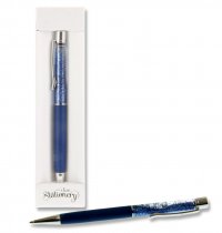 I LOVE STATIONERY GLITTER RETRACTABLE BALLPOINT PEN 8 ASST.