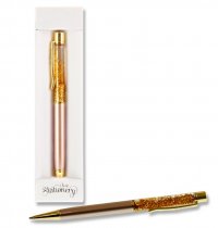 I LOVE STATIONERY GLITTER RETRACTABLE BALLPOINT PEN 8 ASST.