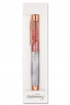 I LOVE STATIONERY GLITTER RETRACTABLE BALLPOINT PEN 8 ASST.