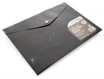 STUDENT SOLUTIONS A4 BUTTON DOCUMENT WALLET - MARBLE 2 ASST.