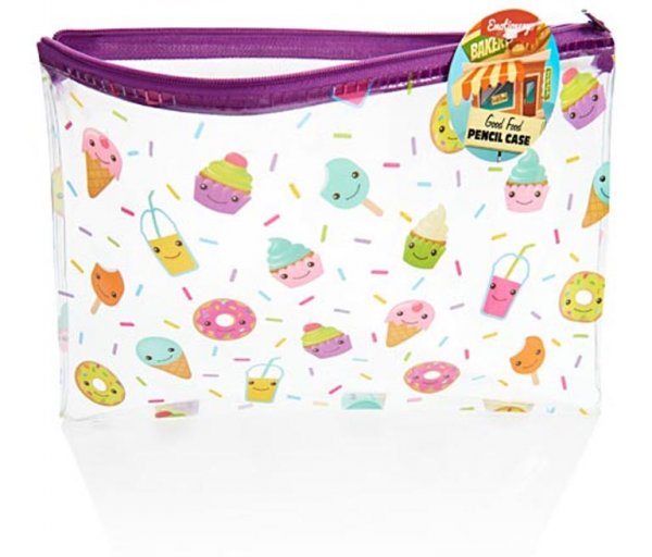 EMOTIONERY GOOD FOOD FLAT PENCIL CASE