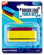 CRAFTY BITZ 5cm BORDER EDGE PUNCH OUT 3 ASST.