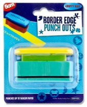 CRAFTY BITZ 5cm BORDER EDGE PUNCH OUT 3 ASST.