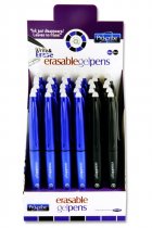 PRO:SCRIBE ERASABLE GEL PENS 2 ASST CDU